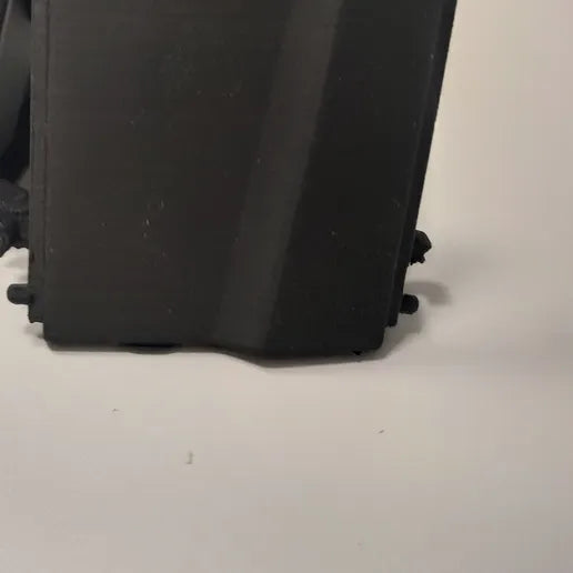 BMW E46 Convertible rear trim rod cover, top view