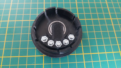 Floating Center Caps – close-up