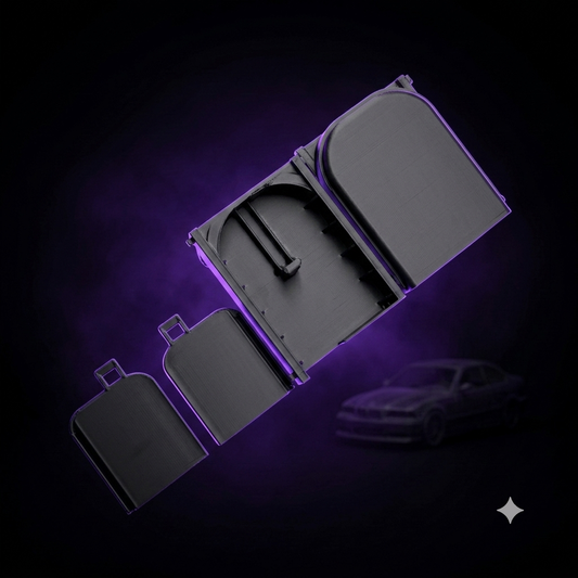 BMW E36 Convertible Rear Trim Rod Covers (Set) – product photo