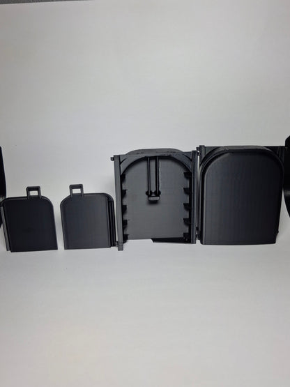 BMW E36 Convertible Rear Trim Rod Covers (Set) – close-up